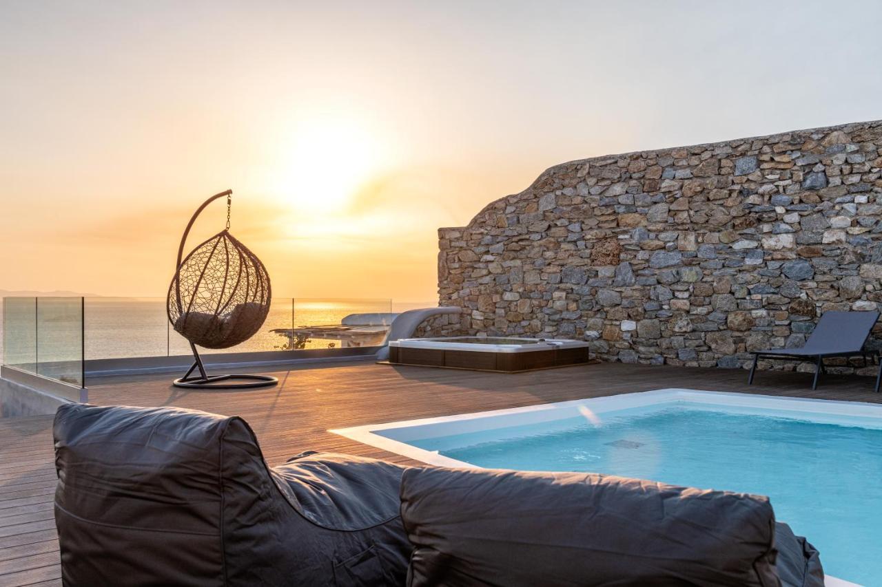 Villa In Mykonos - 6 Bedroom - 1Km From Mykonos Town - Infinity Pool - Sunset View Εξωτερικό φωτογραφία