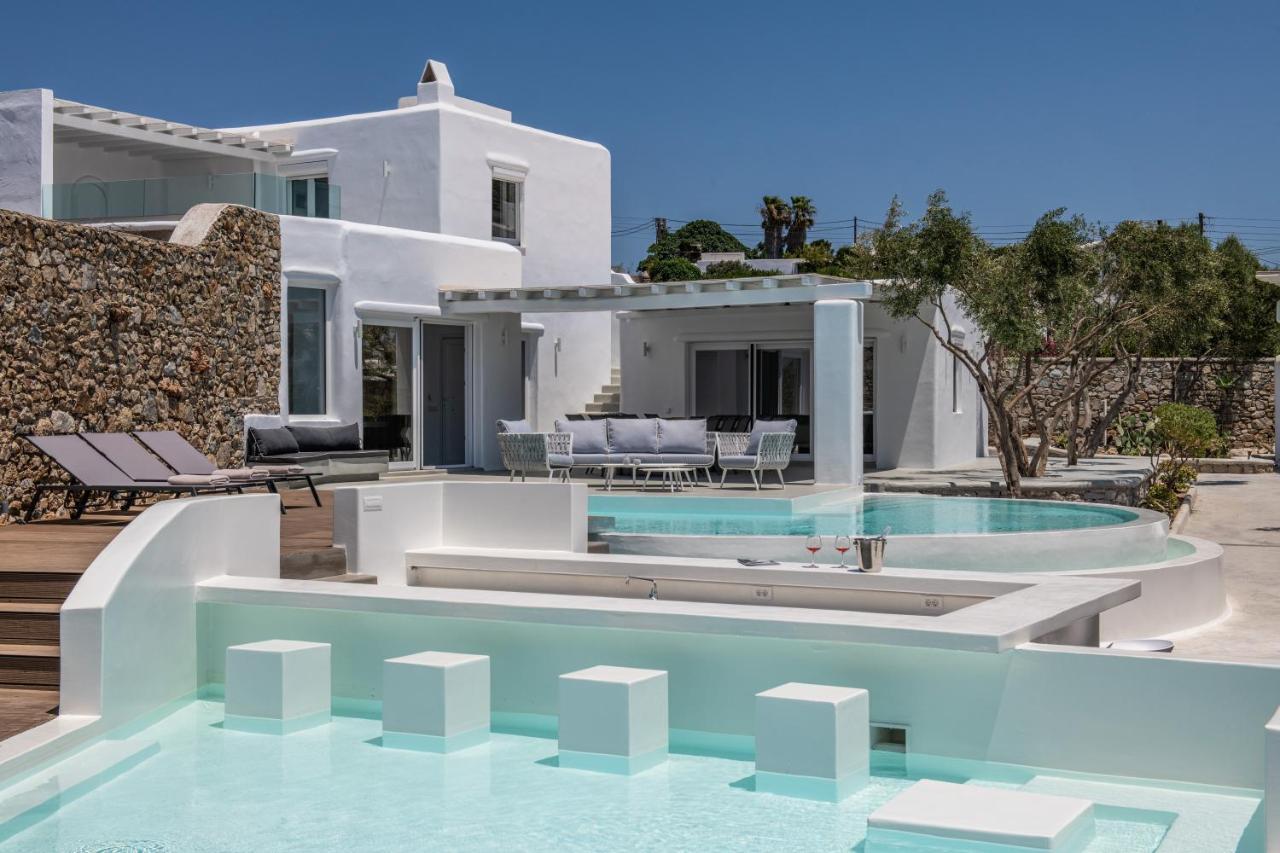 Villa In Mykonos - 6 Bedroom - 1Km From Mykonos Town - Infinity Pool - Sunset View Εξωτερικό φωτογραφία