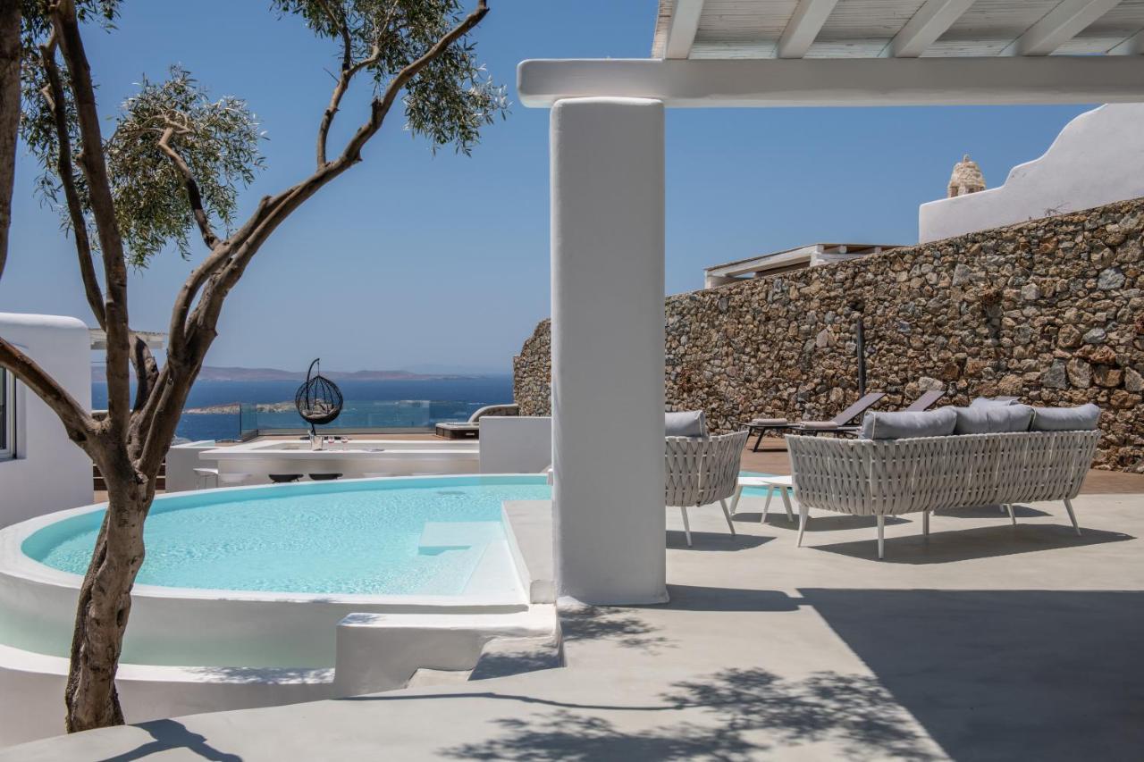 Villa In Mykonos - 6 Bedroom - 1Km From Mykonos Town - Infinity Pool - Sunset View Εξωτερικό φωτογραφία