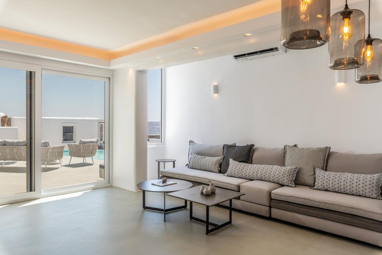 Villa In Mykonos - 6 Bedroom - 1Km From Mykonos Town - Infinity Pool - Sunset View Εξωτερικό φωτογραφία