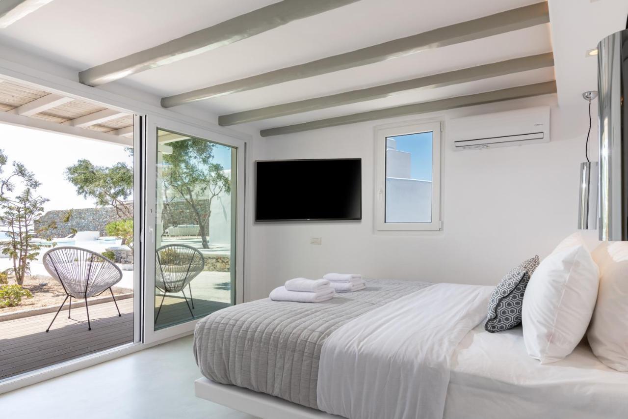 Villa In Mykonos - 6 Bedroom - 1Km From Mykonos Town - Infinity Pool - Sunset View Εξωτερικό φωτογραφία